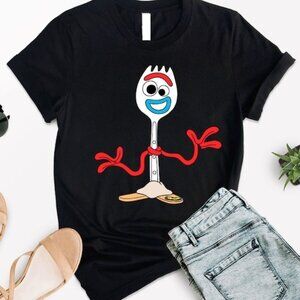 Forky Cartoon Funny Graphic T-Shirt Toy Story Beer Lovers Humor Fan Gift Shirt